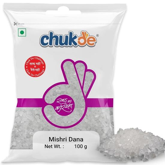 Chukde - Mishri Dana (Rock Sugar Crystals) - Pure Natural Sweetener for Health Benefits - Cooking - 100 Gram (Pack of 9) 900GM
Chukde - Mishri Dana (Rock Sugar Crystals) - Pure Natural Sweetener for Health Benefits - Cooking - 100 Gram (Pack of 9) 900GM