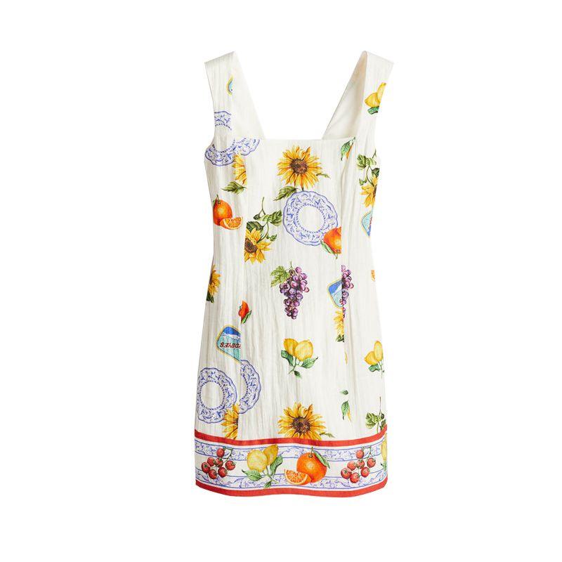 Summer New Product Women s Clothes Ins Style Cotton Square Collar Open Back Bowknot Decoration Wide Shoulder Strap Dress 1282070 White L
Summer New Product Women s Clothes Ins Style Cotton Square Collar Open Back Bowknot Decoration Wide Shoulder Strap Dress 1282070 White L