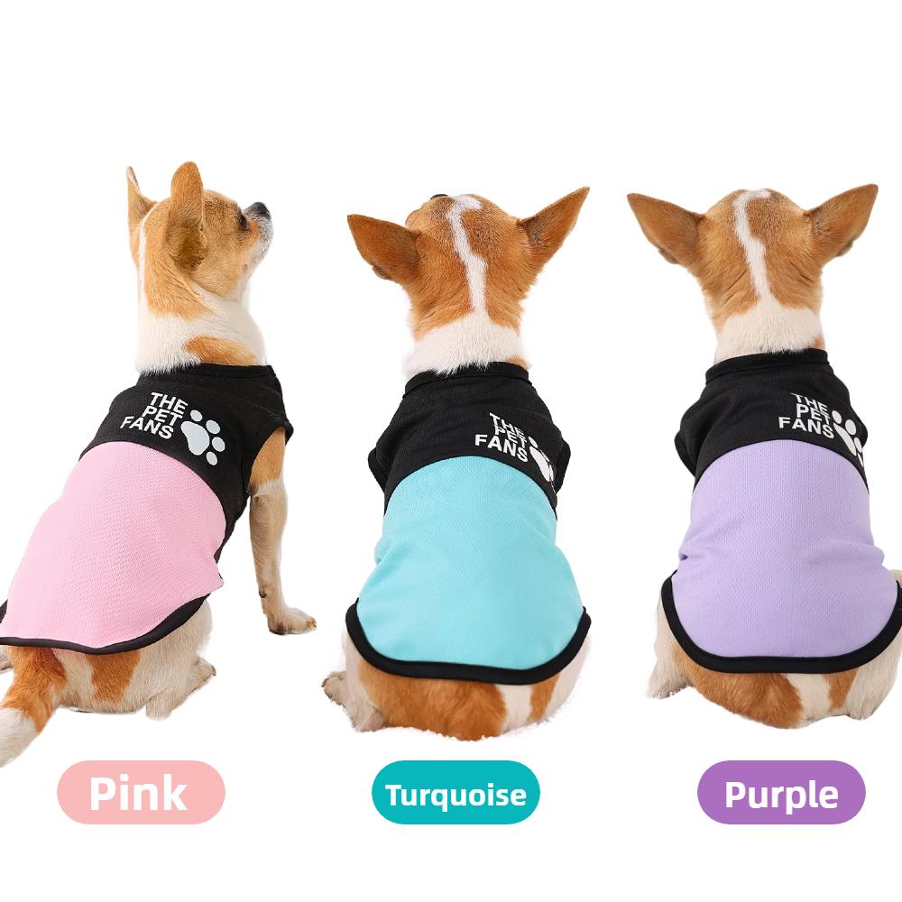 3pcs Dog Summer Clothes Small Medium Large Dogs Cats Cool Pet Vest Breathable Puppy T-shirt Cute Soft Chihuahua Pug Outfits XS(old)
3pcs Dog Summer Clothes Small Medium Large Dogs Cats Cool Pet Vest Breathable Puppy T-shirt Cute Soft Chihuahua Pug Outfits XS(old)