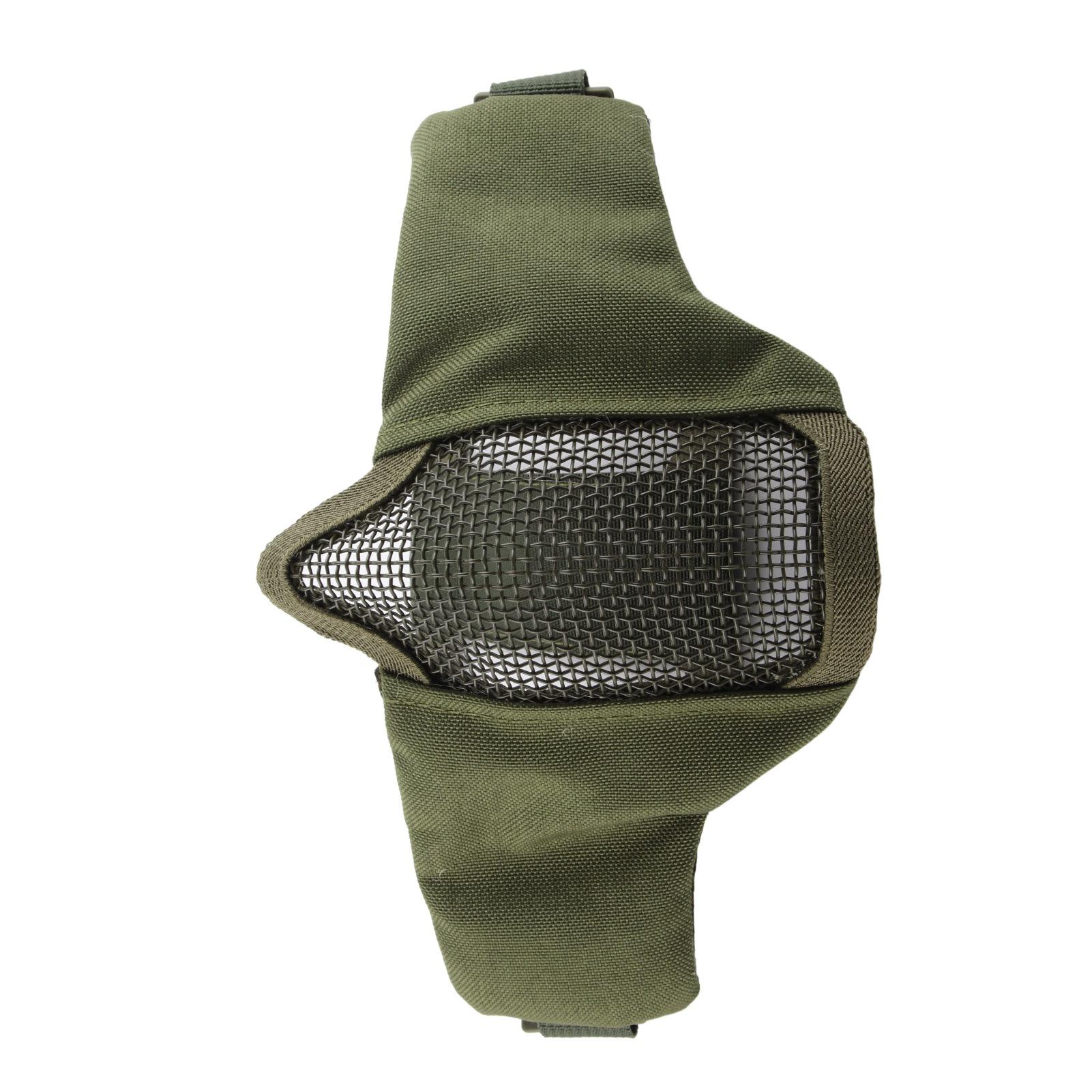 V10 Half Face Steel Mesh Breathable Protective Face Guard Competition Protective Cycling EquipmentArmy Green зелений
V10 Half Face Steel Mesh Breathable Protective Face Guard Competition Protective Cycling EquipmentArmy Green зелений