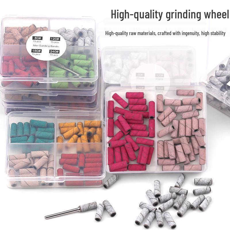 Nail Art Sanding Bands: For nail removal, carving, dead skin removal, pre-treatment, grinding, and polishing.
Nail Art Sanding Bands: For nail removal, carving, dead skin removal, pre-treatment, grinding, and polishing.