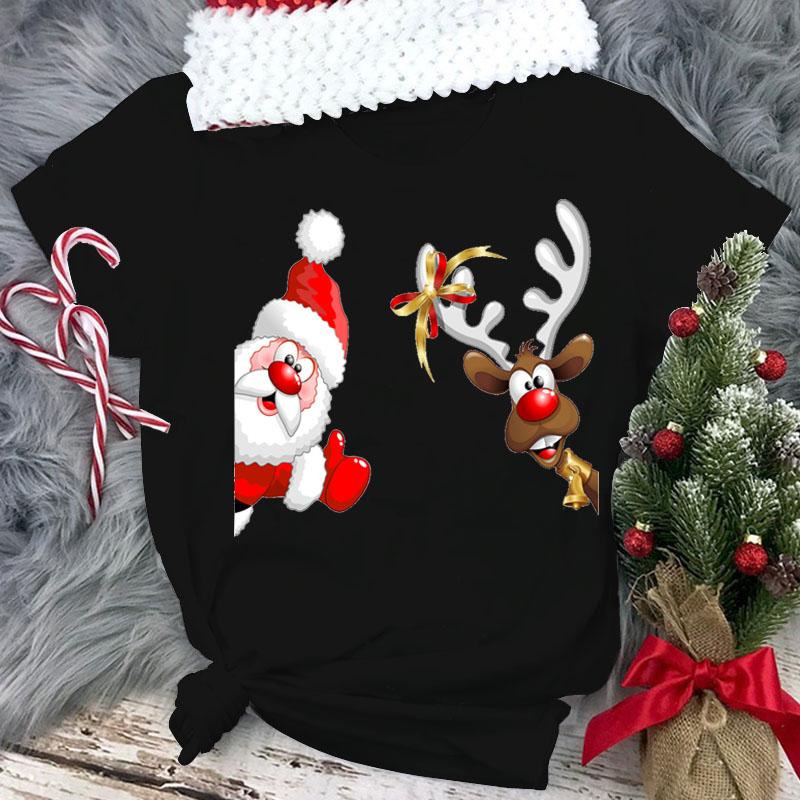 WVIOCE Fashion Merry Christmas Women T-shirt Female Cartoon Cute Graphic Tee Shirt Short Sleeve Casual Female Tops 32976 3XL чорний
WVIOCE Fashion Merry Christmas Women T-shirt Female Cartoon Cute Graphic Tee Shirt Short Sleeve Casual Female Tops 32976 3XL чорний