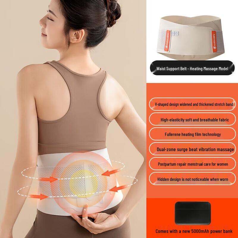 Feilesi Heated Massage Lumbar Support Belt
Feilesi Heated Massage Lumbar Support Belt