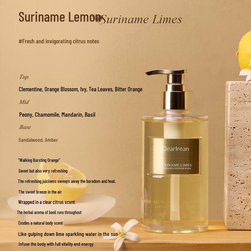 Dear Ilean Surinamese Lemon Scented Shower Gel
Dear Ilean Surinamese Lemon Scented Shower Gel