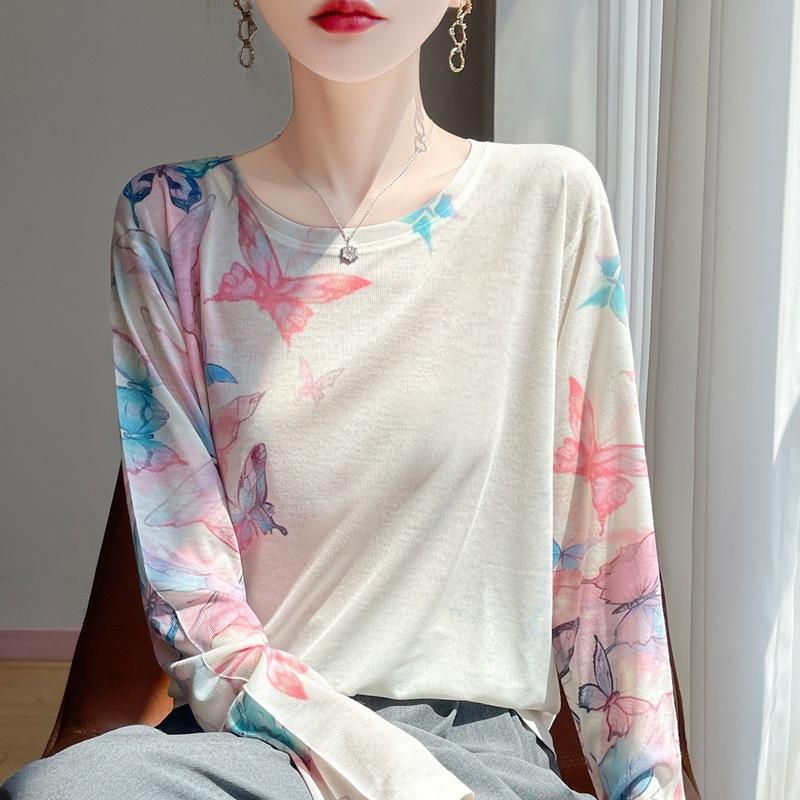 Spring/Summer New Women s Short-Sleeved Loose Round-Neck Colored Painted Long-Sleeved T-Shirt Art Print Base Layer Top XL
Spring/Summer New Women s Short-Sleeved Loose Round-Neck Colored Painted Long-Sleeved T-Shirt Art Print Base Layer Top XL