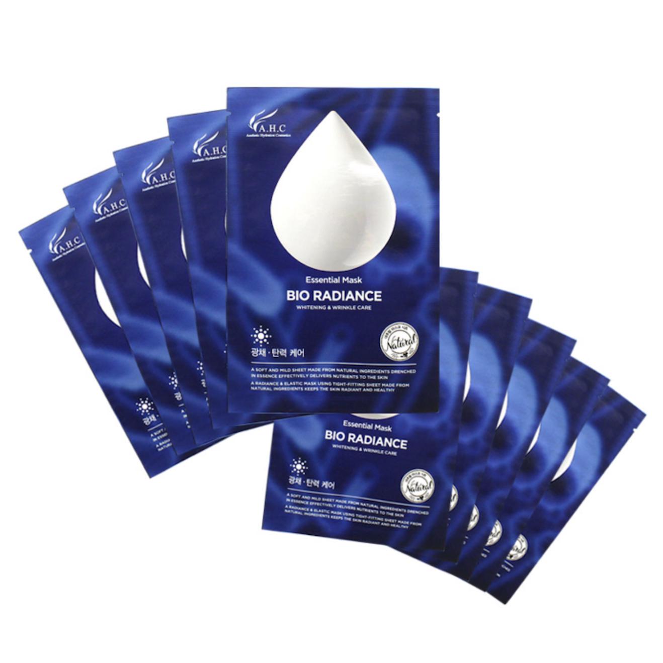 AHC Bio Radiance Essential Mask 25 г * 10 шт.
AHC Bio Radiance Essential Mask 25 г * 10 шт.