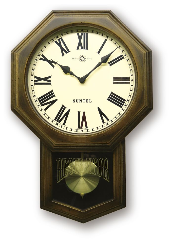 Santel modern antique pendulum clock characters Japanese-made (Roman octagonal) QL724R-AN
Santel modern antique pendulum clock characters Japanese-made (Roman octagonal) QL724R-AN