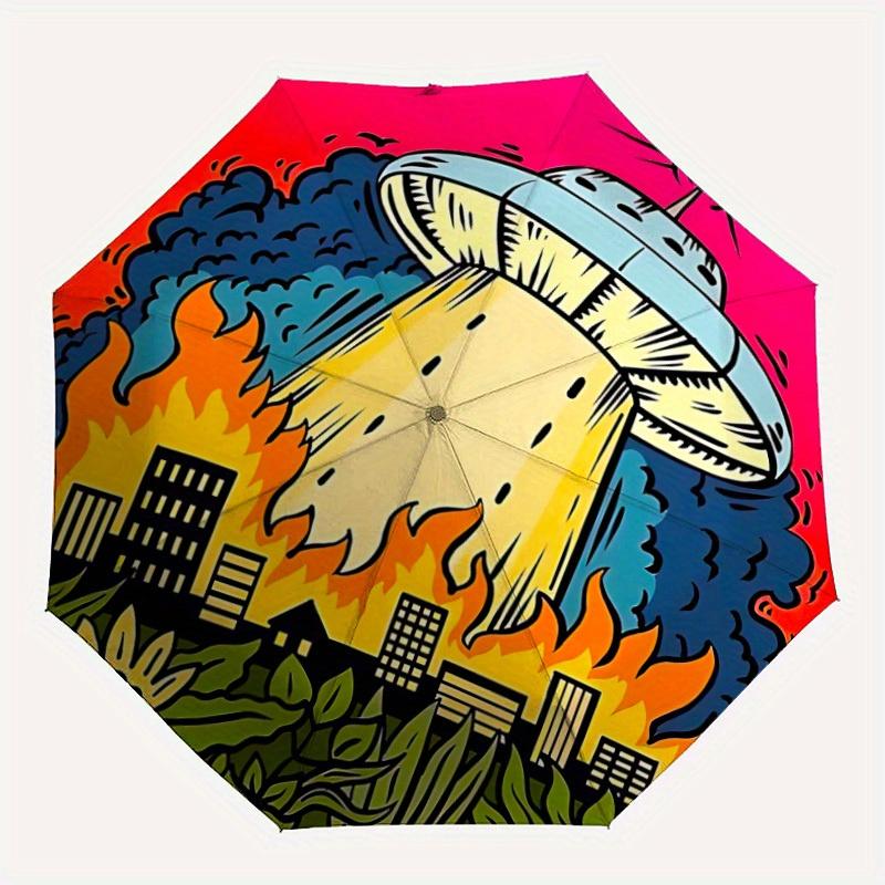 1pc UFO Invasion Automatic Open/Close Umbrella, Ideal Fan Gift for Birthday, Christmas, Outdoor Essentials, Trendy Fashion yy250828014
1pc UFO Invasion Automatic Open/Close Umbrella, Ideal Fan Gift for Birthday, Christmas, Outdoor Essentials, Trendy Fashion yy250828014