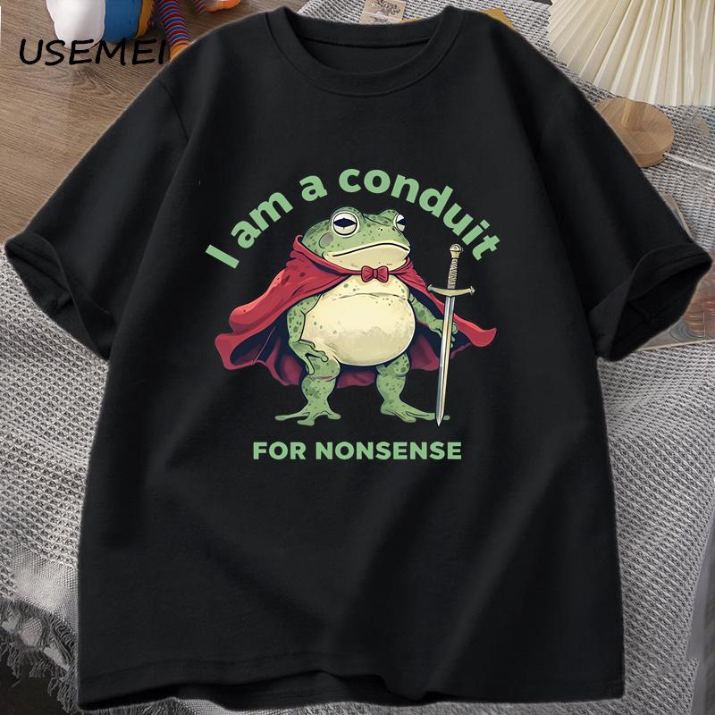 I Am A Conduit for Nonsense T-shirt Men Funny Frog Weirdcore Sayings Tshirt Tee Adults Unisex Graphic Humor Mens Clothing XXL чёрный
I Am A Conduit for Nonsense T-shirt Men Funny Frog Weirdcore Sayings Tshirt Tee Adults Unisex Graphic Humor Mens Clothing XXL чёрный