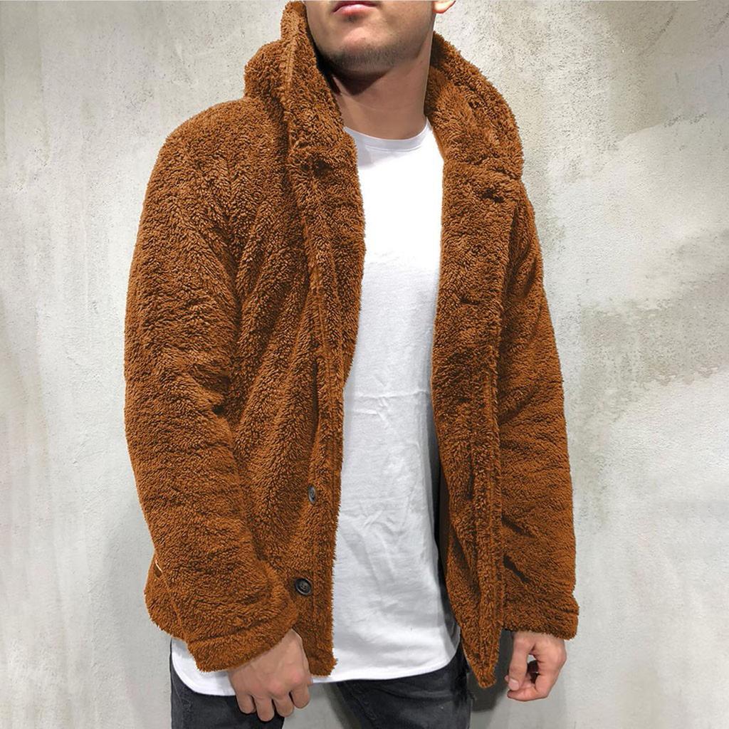 Осенне-зимняя мужская однотонная куртка с капюшоном на пуговицах, кашемировый свитер XXXL кофейный
Осенне-зимняя мужская однотонная куртка с капюшоном на пуговицах, кашемировый свитер XXXL кофейный