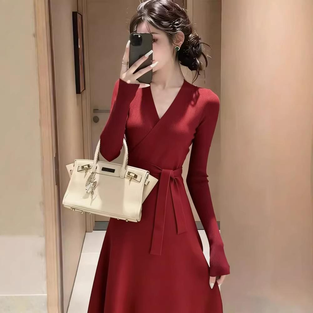 Year of the Rat Red Knit Dress: New Year s Inner Layer for Women 2026 Autumn/Winter Large червоний
Year of the Rat Red Knit Dress: New Year s Inner Layer for Women 2026 Autumn/Winter Large червоний