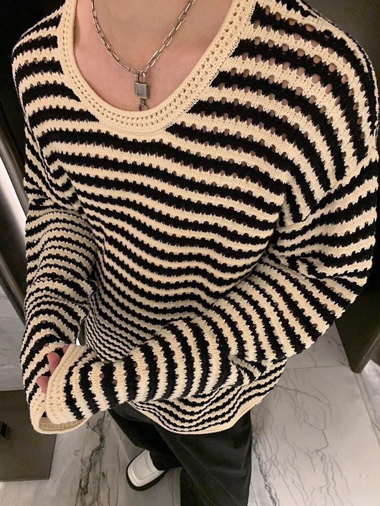 Men s Retro Crochet Striped Long-Sleeve Sweater – Lightweight, Round Neck, Casual Top for Spring & Autumn L абрикосовий
Men s Retro Crochet Striped Long-Sleeve Sweater – Lightweight, Round Neck, Casual Top for Spring & Autumn L абрикосовий