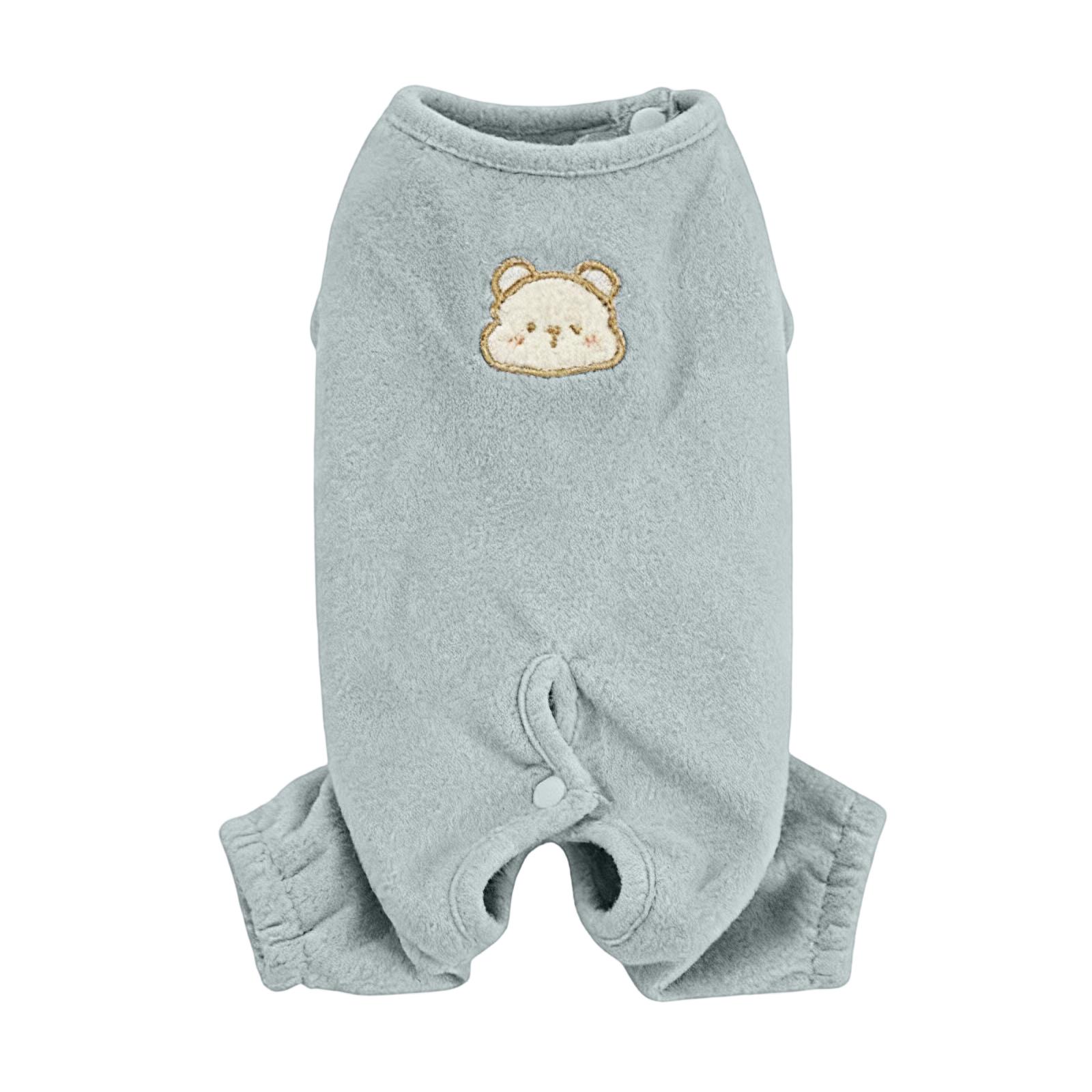 Soft Fleece Pet Pajamas for Dogs and Cats Cute Bear Embroidery Comfortable One Piece Sleepwear Suitable for All Seasons L синий
Soft Fleece Pet Pajamas for Dogs and Cats Cute Bear Embroidery Comfortable One Piece Sleepwear Suitable for All Seasons L синий