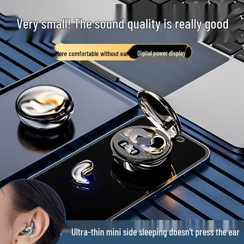 Invisible Mini Bluetooth Earbuds: Lightweight, Noise-Cancelling, Side-Sleep Comfort, HIFI Digital Display. 790 Khaki
Invisible Mini Bluetooth Earbuds: Lightweight, Noise-Cancelling, Side-Sleep Comfort, HIFI Digital Display. 790 Khaki