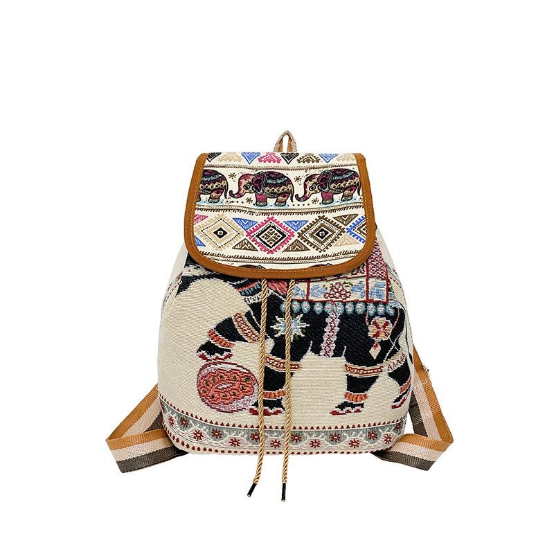 Женский рюкзак с вышивкой слона, на шнурке, экзотический повседневный рюкзак
Женский рюкзак с вышивкой слона, на шнурке, экзотический повседневный рюкзак