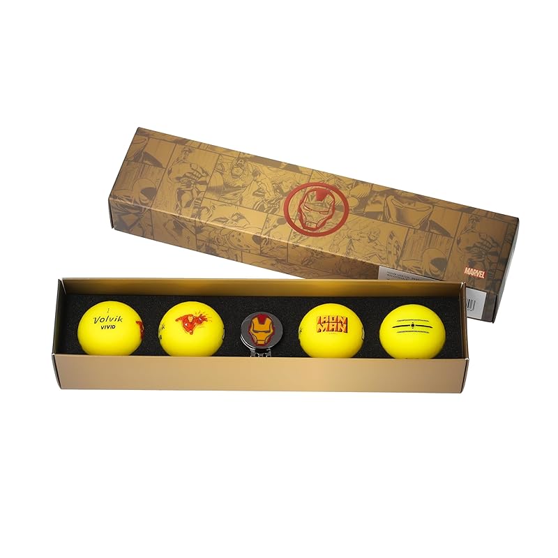Volvik Golf Ball MARVEL gift pack 3.0 (IRON MAN) yellow 2024 model 4 pieces marker set Genuine product
Volvik Golf Ball MARVEL gift pack 3.0 (IRON MAN) yellow 2024 model 4 pieces marker set Genuine product