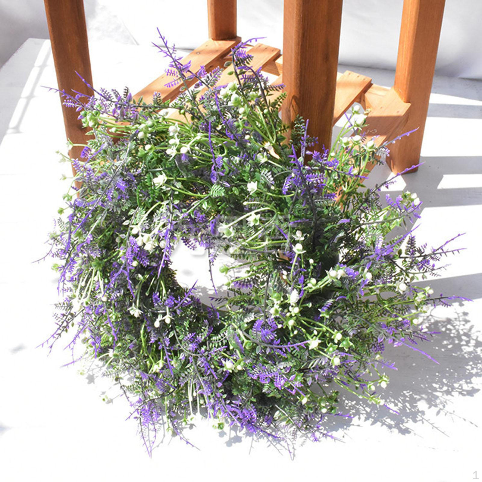 12 Lavender Wreath for Front Door Artificial Floral indoor and outdoor Hanging Garland
12 Lavender Wreath for Front Door Artificial Floral indoor and outdoor Hanging Garland