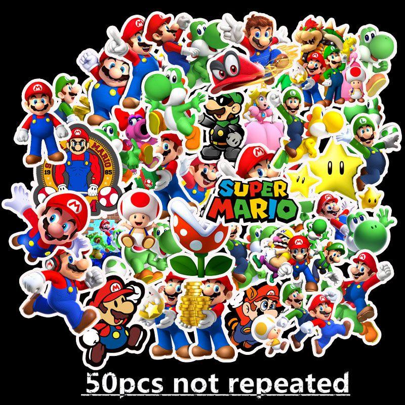 Pcs Cartoon 50 Super Mario Stickers Toys For Children Game Sticker Luggage Decal
Pcs Cartoon 50 Super Mario Stickers Toys For Children Game Sticker Luggage Decal