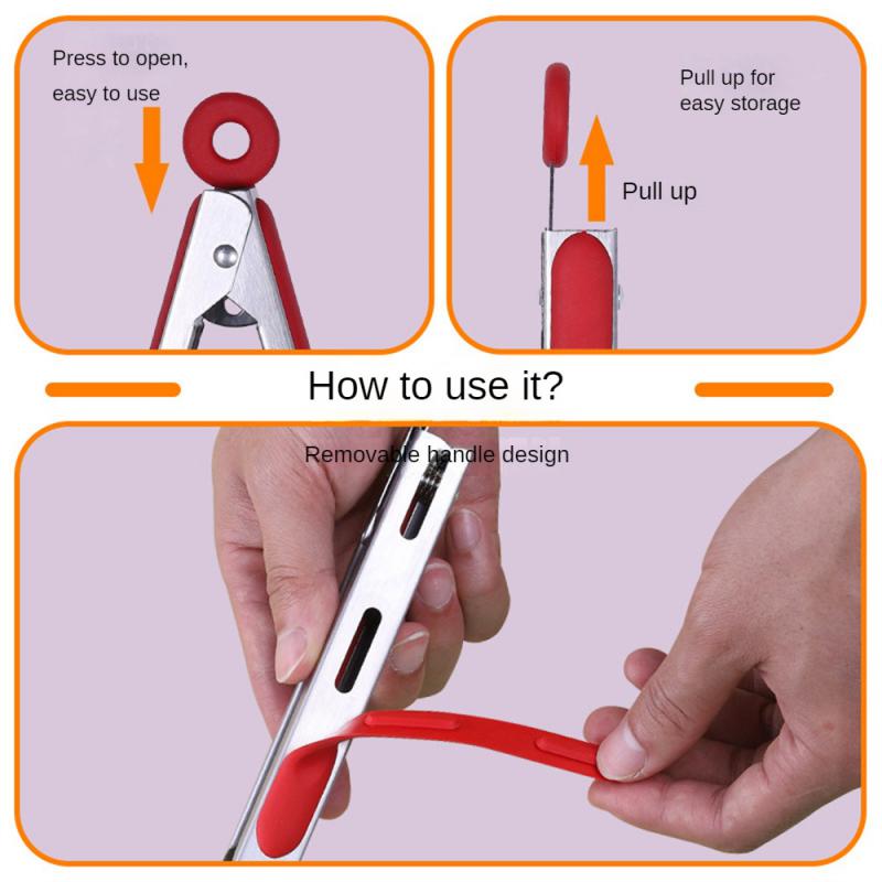 Food Clip Not Easy To Break Exquisite Workmanship Solid Convenient Kitchen Tools Kitchen Tongs Comfortable In Hand Bbq Tongs
Food Clip Not Easy To Break Exquisite Workmanship Solid Convenient Kitchen Tools Kitchen Tongs Comfortable In Hand Bbq Tongs