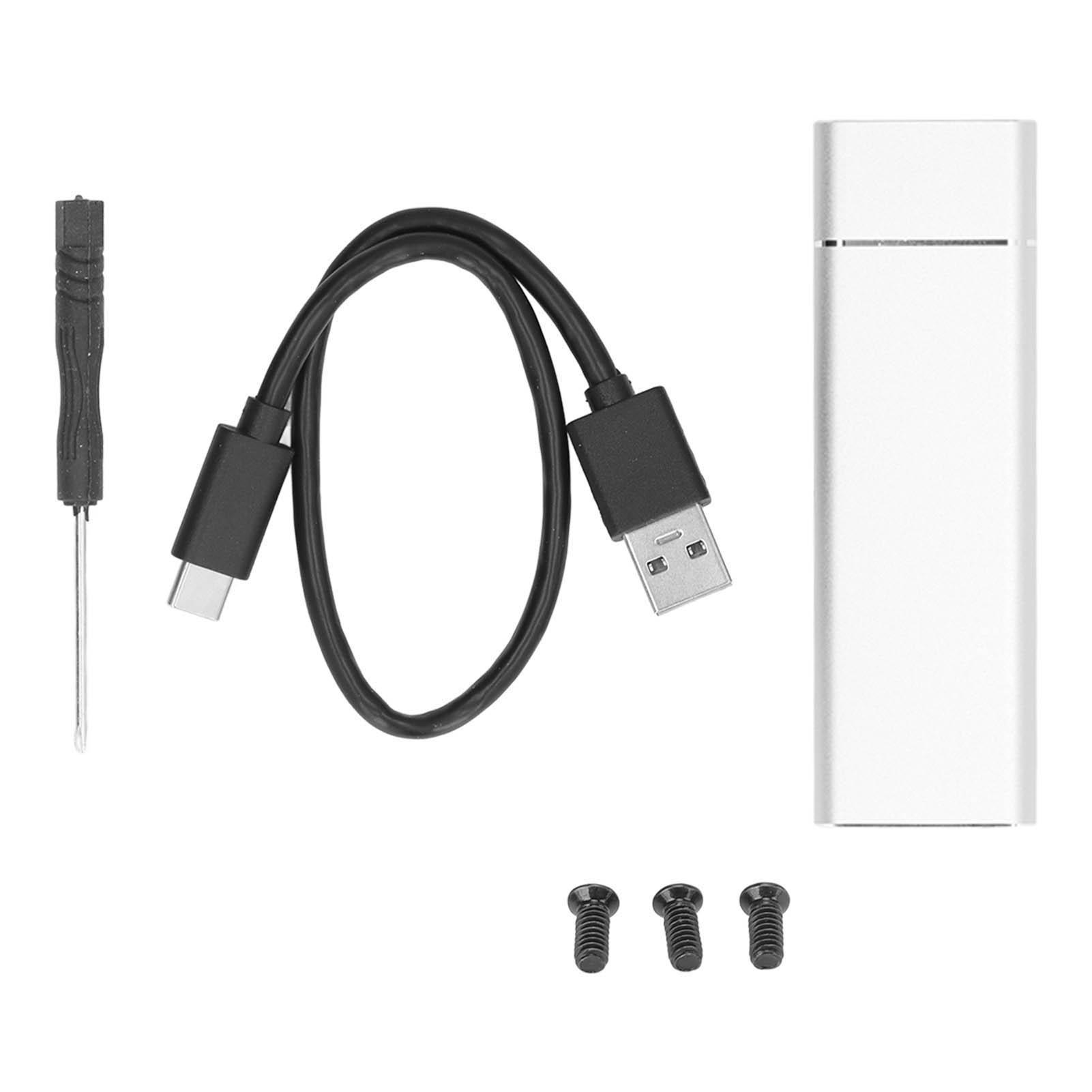USB C SSD Enclosure M.2 NGFF High Speed Transfer USB3.0 5Gbps USB 3.1 10Gbps Type C Metal SSD серебряный
USB C SSD Enclosure M.2 NGFF High Speed Transfer USB3.0 5Gbps USB 3.1 10Gbps Type C Metal SSD серебряный