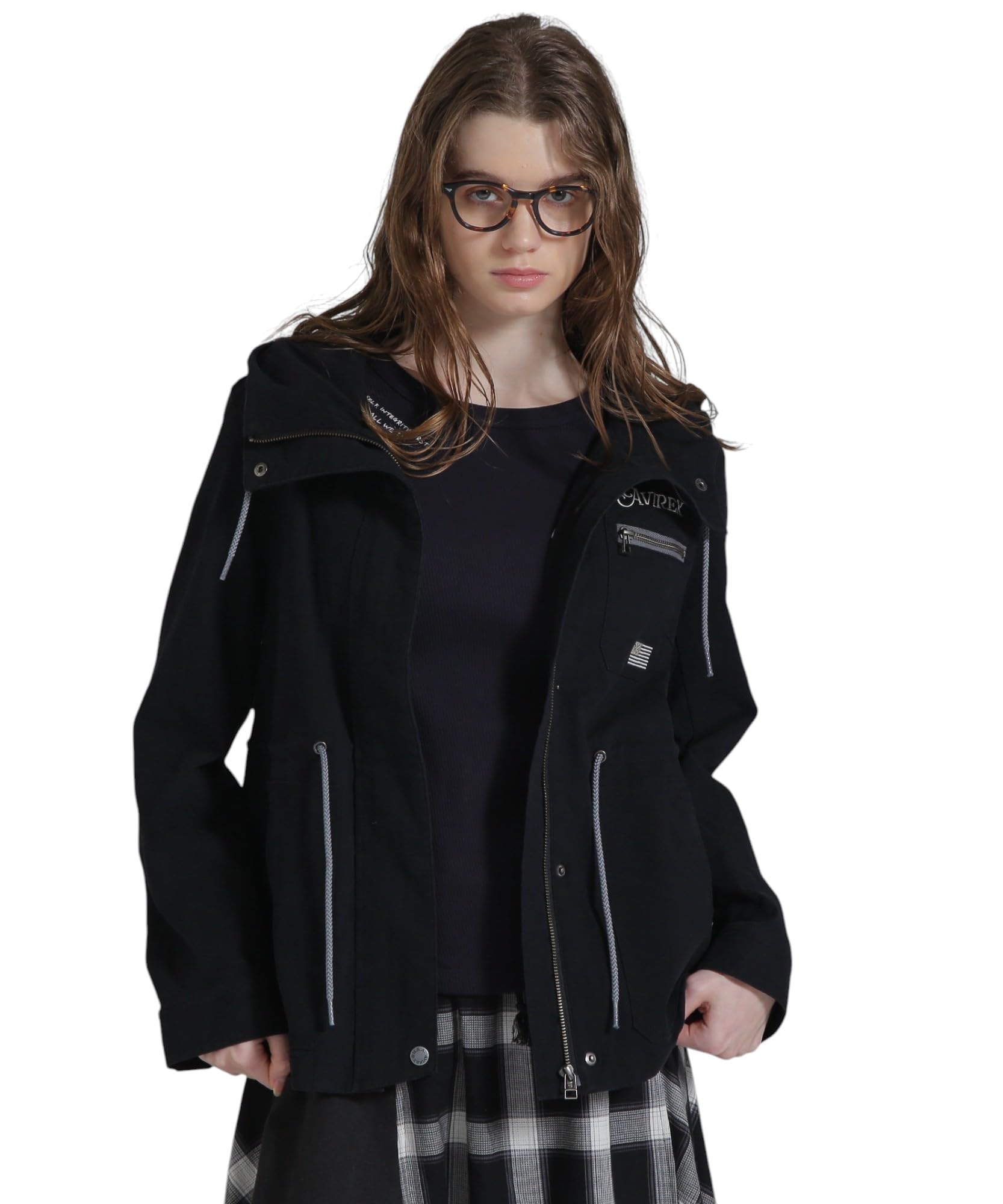 Avirex Color Zip Combi Size Jacket, Women s, S, 010, Black, 783-5152601
Avirex Color Zip Combi Size Jacket, Women s, S, 010, Black, 783-5152601