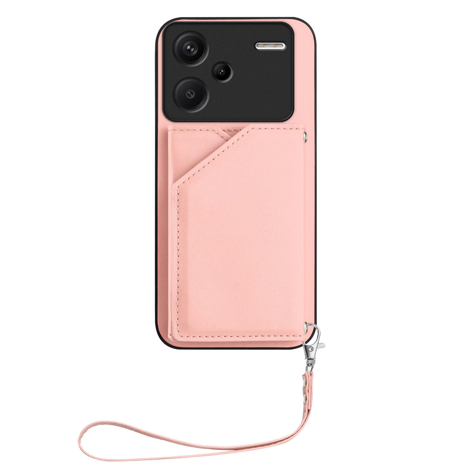 For Xiaomi Redmi Note 13 Pro+ 5G Case Card Holder Kickstand Skin-Touch Phone Cover with Wrist Strap Red
For Xiaomi Redmi Note 13 Pro+ 5G Case Card Holder Kickstand Skin-Touch Phone Cover with Wrist Strap Red