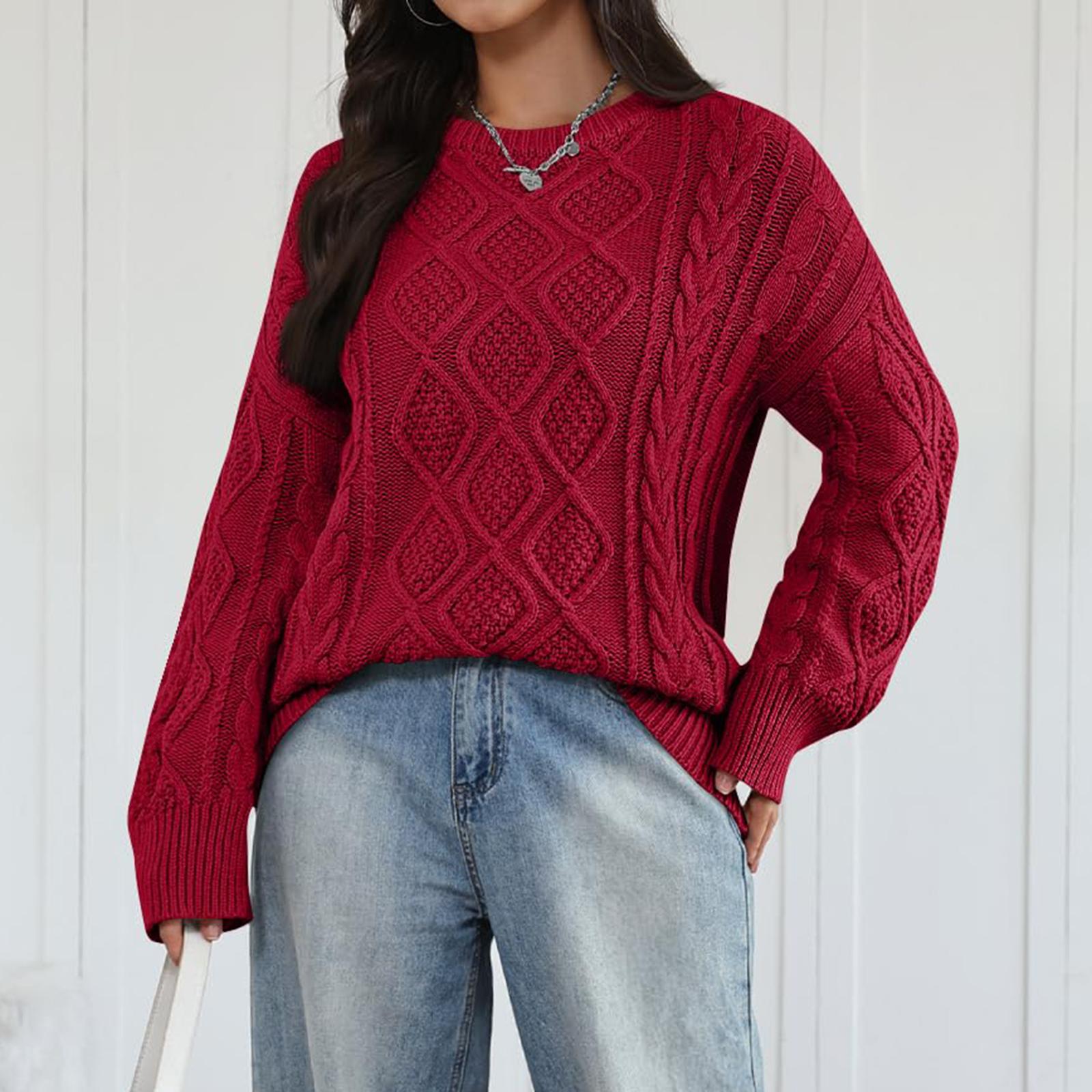 Women s Fashion Casual Knitted Solid-Colour Long-Sleeved Top L красный
Women s Fashion Casual Knitted Solid-Colour Long-Sleeved Top L красный