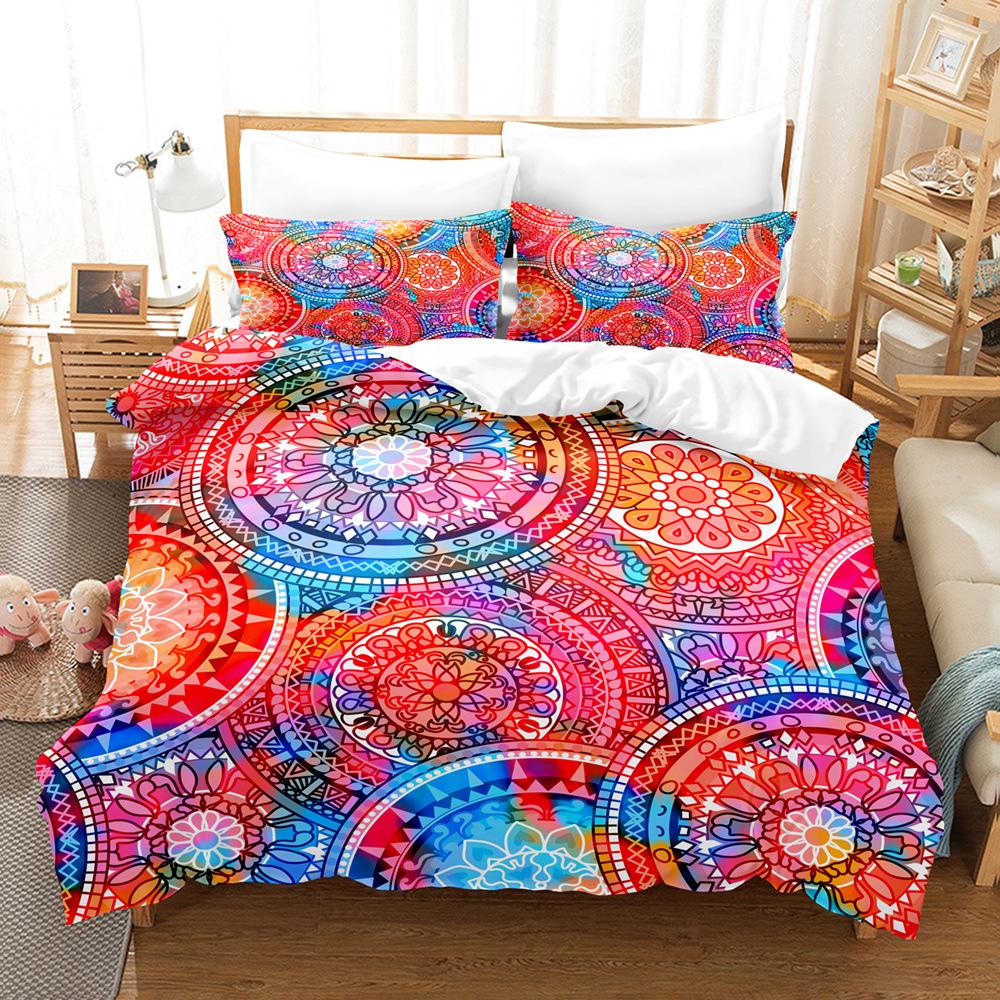 Digital Printed Three-Piece, Bohemian Pattern Quilt Set 3D Bed Kit quilt cover 90 * 190 pillowcase 50 * 75 * 1
Digital Printed Three-Piece, Bohemian Pattern Quilt Set 3D Bed Kit quilt cover 90 * 190 pillowcase 50 * 75 * 1