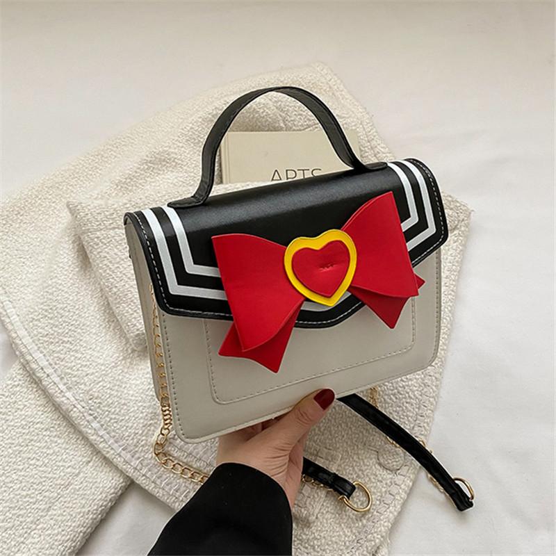 Стильная Сумка-кроссбоди из Искусственной Кожи с Бантом Kawaii Сумка-тоут с Сердечком Мини-кошелек Сумка на Плечо с Цепочкой для Подростков Ежедневное Использование чёрный
Стильная Сумка-кроссбоди из Искусственной Кожи с Бантом Kawaii Сумка-тоут с Сердечком Мини-кошелек Сумка на Плечо с Цепочкой для Подростков Ежедневное Использование чёрный