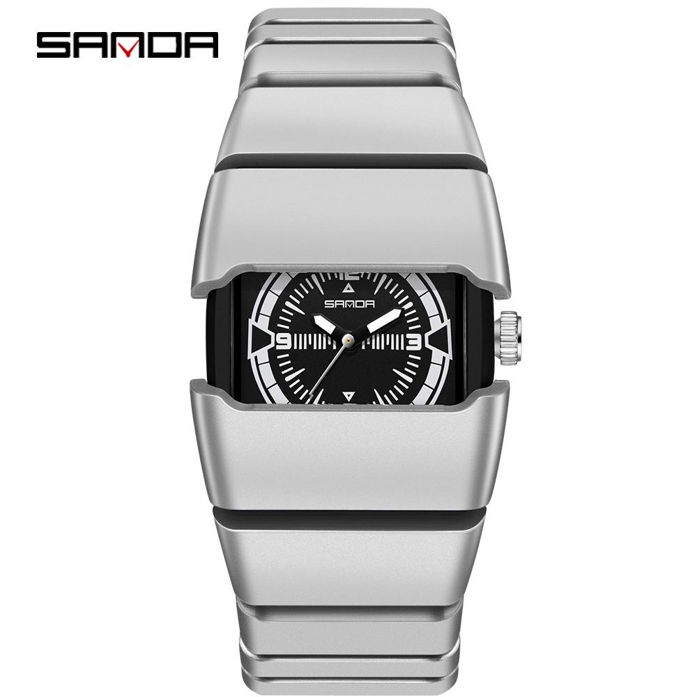 Sanda Men s Waterproof Y2K Retro Quartz Wristwatch with Multi-section Armor Strap, Model 9503.
Sanda Men s Waterproof Y2K Retro Quartz Wristwatch with Multi-section Armor Strap, Model 9503.