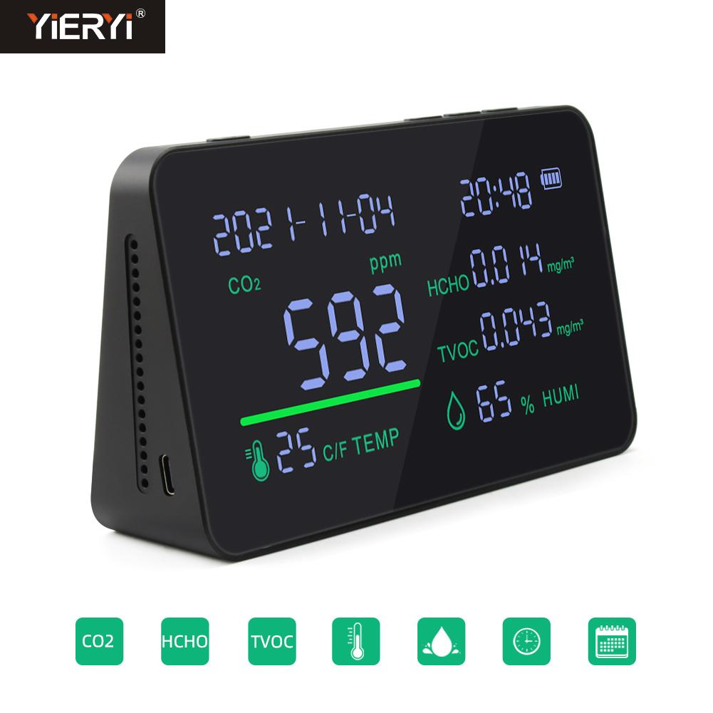 7-в-1 Многофункциональный измеритель CO2 TVOC HCHO Тестер качества воздуха и газа Детектор влажности и температуры ЖК-дисплей Сигнализация загрязнения
7-в-1 Многофункциональный измеритель CO2 TVOC HCHO Тестер качества воздуха и газа Детектор влажности и температуры ЖК-дисплей Сигнализация загрязнения
