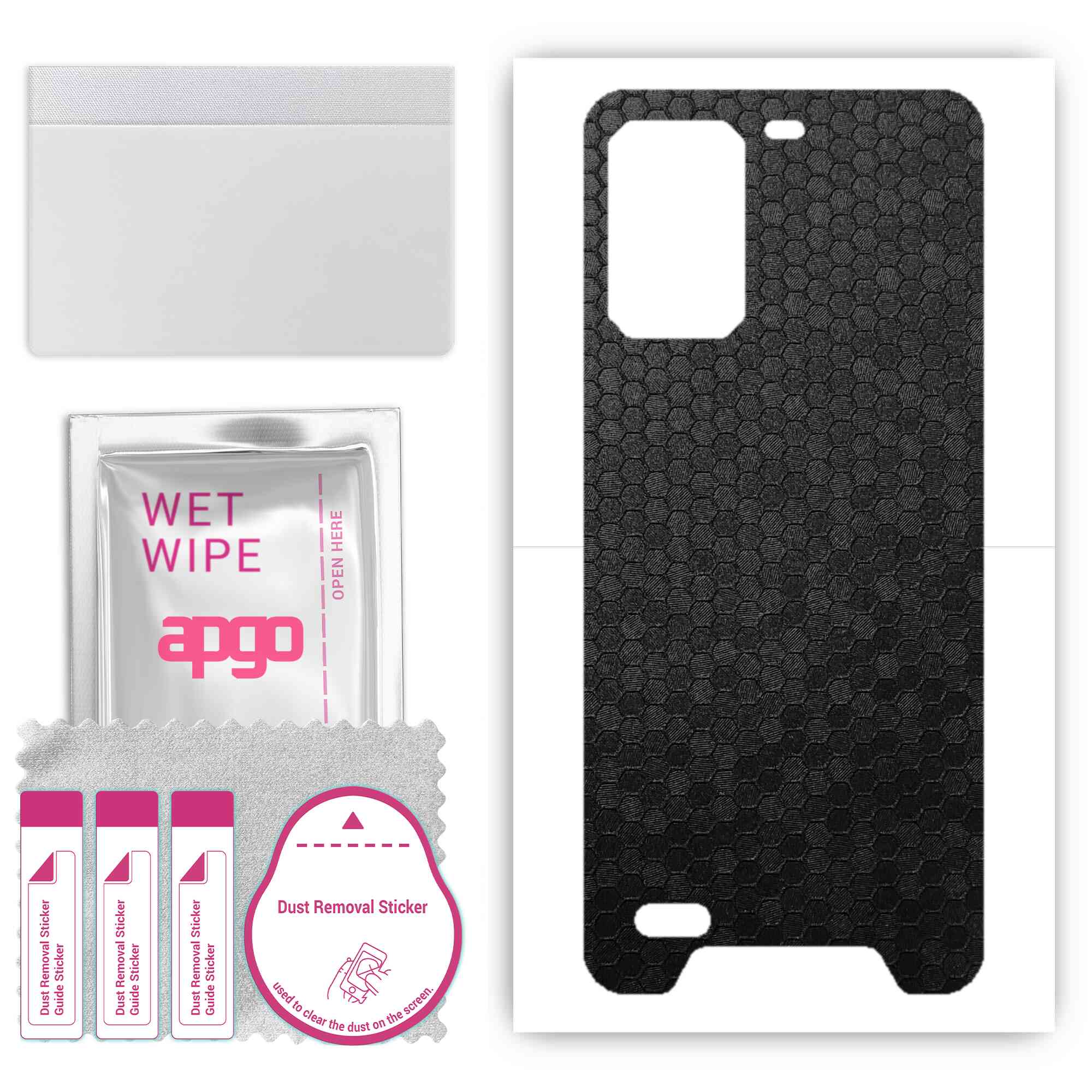 Apgo Protective Skin Sticker для задньої частини, сумісний з Ulefone Armor 7E, Wrap Film, Foil, Vinyl - Pattern Black Honeycomb
Apgo Protective Skin Sticker для задньої частини, сумісний з Ulefone Armor 7E, Wrap Film, Foil, Vinyl - Pattern Black Honeycomb