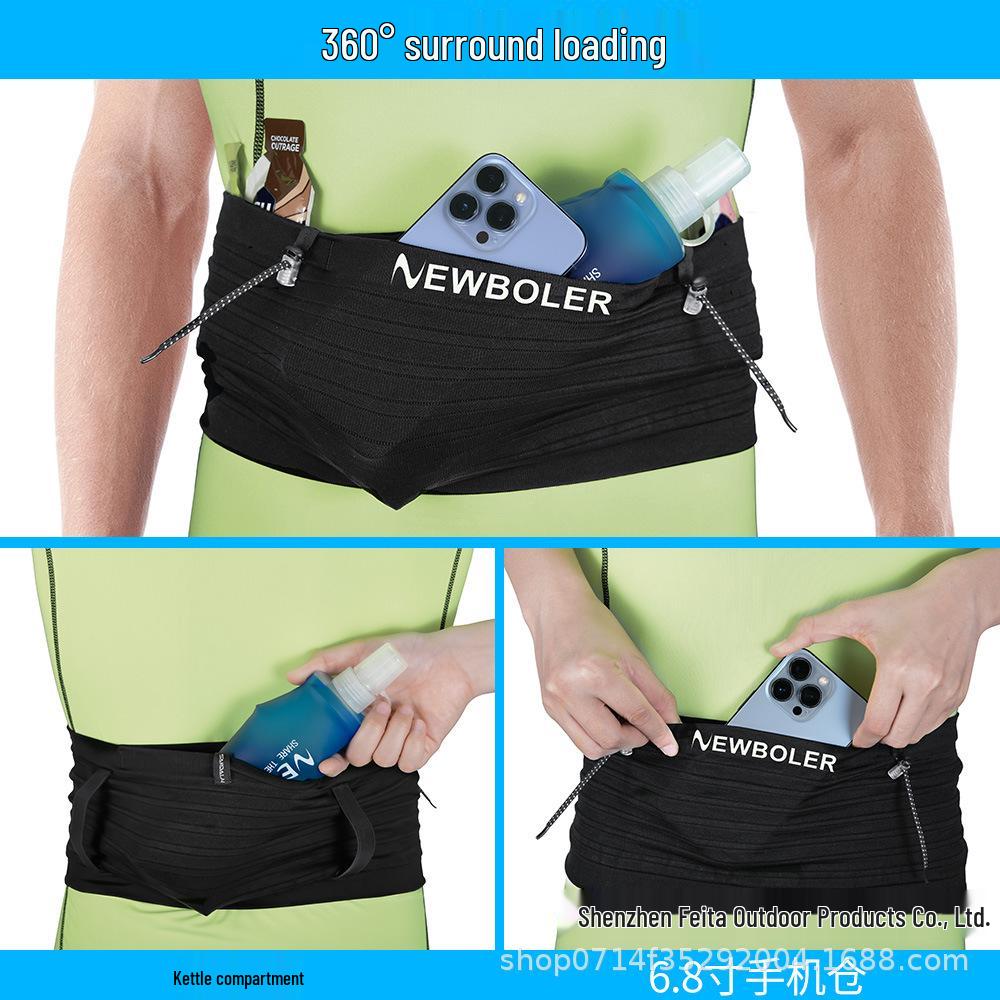 NEWBOLER Ultra-thin Running Waist Pack: Skin-friendly, Wear-resistant, Large Capacity, Breathable, Multi-functional for Marathoners. Black S
NEWBOLER Ultra-thin Running Waist Pack: Skin-friendly, Wear-resistant, Large Capacity, Breathable, Multi-functional for Marathoners. Black S