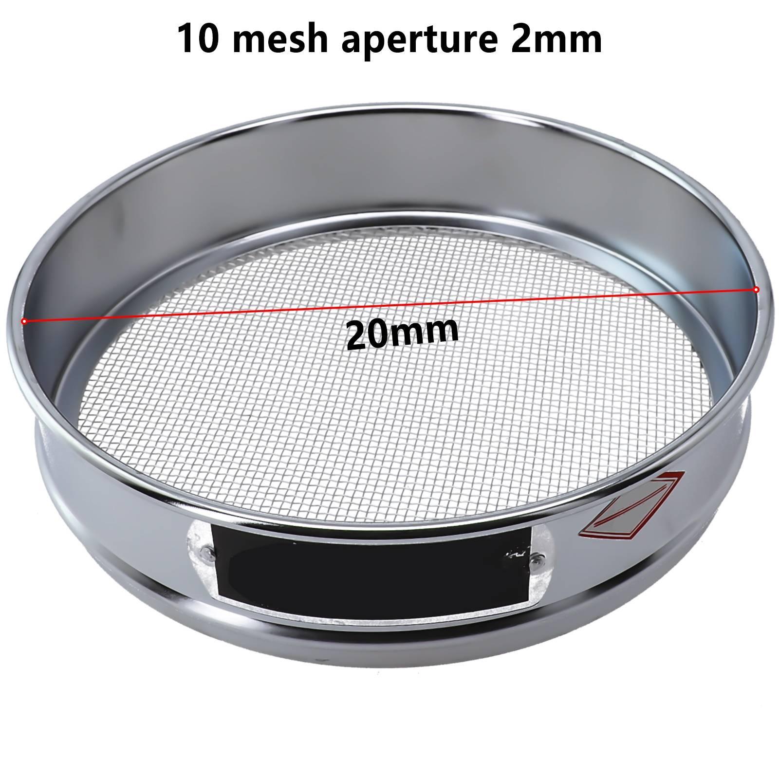 Стандартное сито для проверки образцов из нержавеющей стали 1 шт 20 см 10 Mesh
Стандартное сито для проверки образцов из нержавеющей стали 1 шт 20 см 10 Mesh