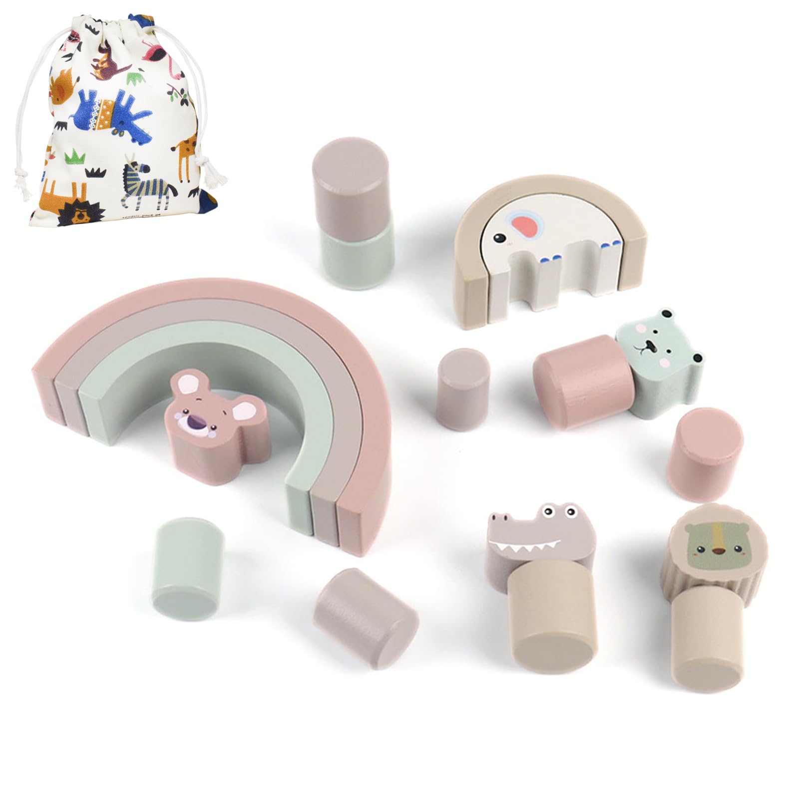 Shinse Wooden Montessori Building Blocks, Balance Game, Stacking Toy, Rainbow Building Blocks, Arch-Shaped and Semicircular Animal Stacking Blocks,
Shinse Wooden Montessori Building Blocks, Balance Game, Stacking Toy, Rainbow Building Blocks, Arch-Shaped and Semicircular Animal Stacking Blocks,