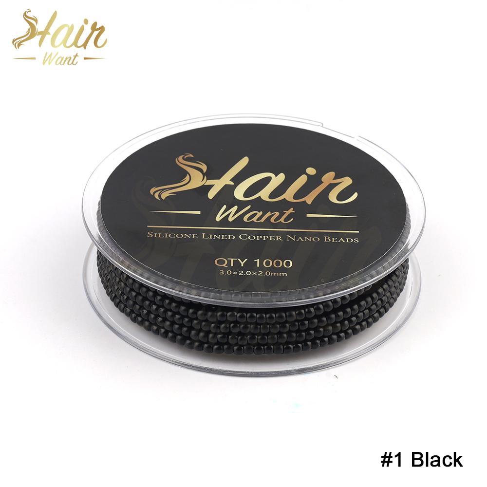 Hair Want 1000pcs 3.0mm 1000pcs Pre-loaded Copper Nano Beads For Weft Extensions Nano Rings Silicone Lined Hair Extension Beads Black
Hair Want 1000pcs 3.0mm 1000pcs Pre-loaded Copper Nano Beads For Weft Extensions Nano Rings Silicone Lined Hair Extension Beads Black
