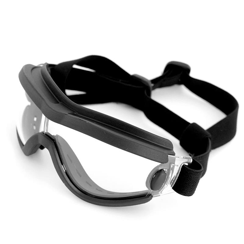 Pet glasses, dog sunglasses, protective goggles, UV protection, soft frame, snug fit, dog sunglasses for Golden Retrievers and Bichons L Black frame transparent
Pet glasses, dog sunglasses, protective goggles, UV protection, soft frame, snug fit, dog sunglasses for Golden Retrievers and Bichons L Black frame transparent