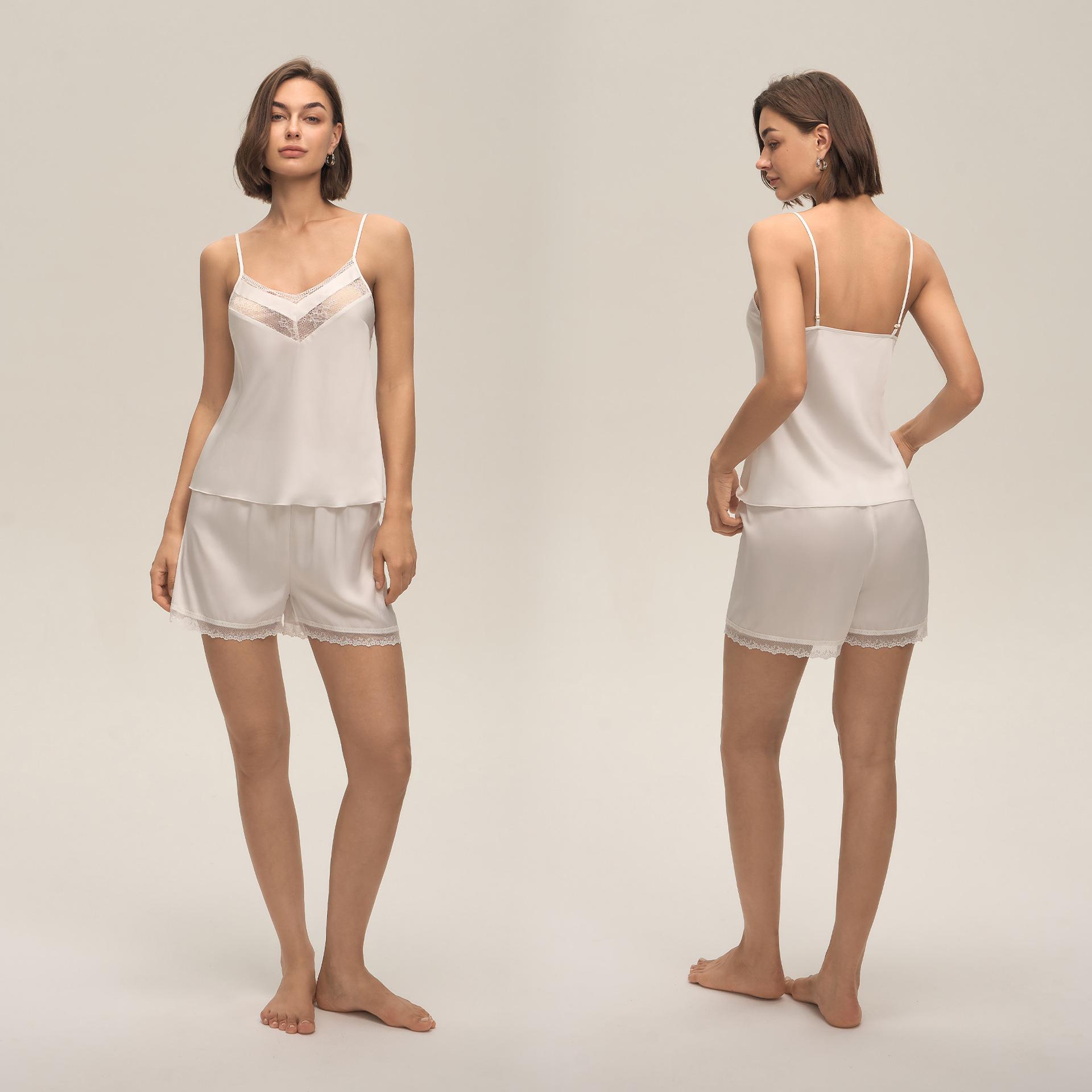 Satin Pajama Set for Women 2 Piece Camisole Top and Shorts Set Silk Lingerie with Ruffle Nightwear Sexy Lace Pajamas Set Lounge Wear for Women XL белый
Satin Pajama Set for Women 2 Piece Camisole Top and Shorts Set Silk Lingerie with Ruffle Nightwear Sexy Lace Pajamas Set Lounge Wear for Women XL белый