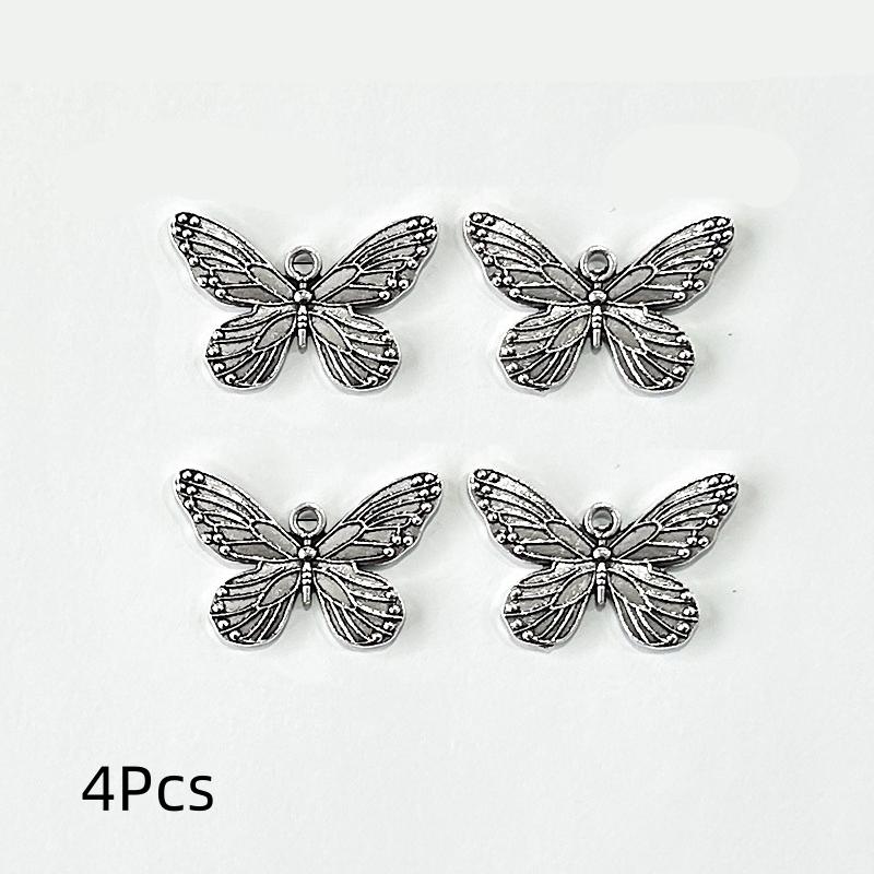 4Pcs Retro Copper Color Alloy Double Faced Butterfly Charms for Necklace Bracelet Making DIY Zircon Accessory Finding
4Pcs Retro Copper Color Alloy Double Faced Butterfly Charms for Necklace Bracelet Making DIY Zircon Accessory Finding