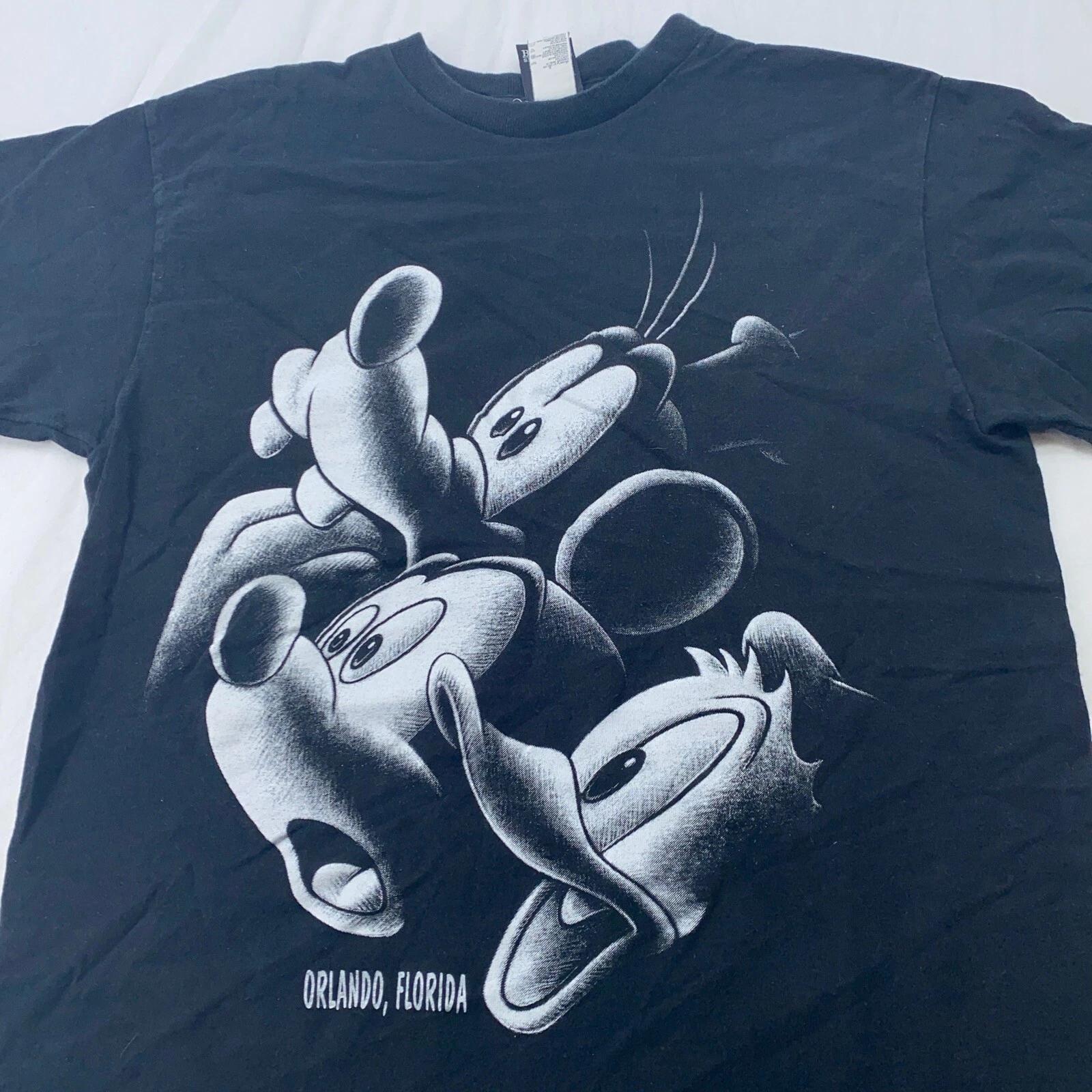 vtg 90s DISNEY MICKEY GOOFY DONALD DUCK ORLANDO FLORIDA T-Shirt S/M walt shadow XL
vtg 90s DISNEY MICKEY GOOFY DONALD DUCK ORLANDO FLORIDA T-Shirt S/M walt shadow XL