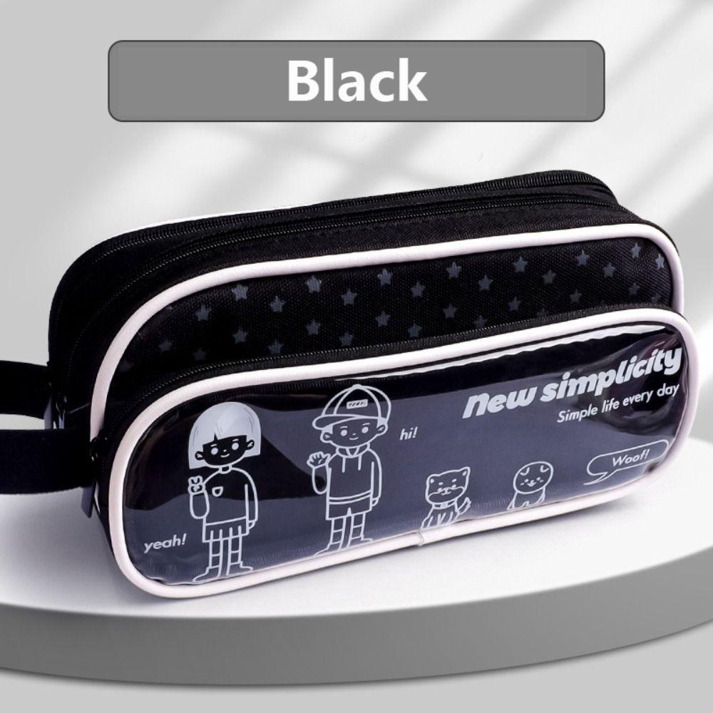 Fashion Cosmetic Storage Zipper Square Makeup Transparent Grid Pen Bag Stationery Pencil Case чёрный
Fashion Cosmetic Storage Zipper Square Makeup Transparent Grid Pen Bag Stationery Pencil Case чёрный