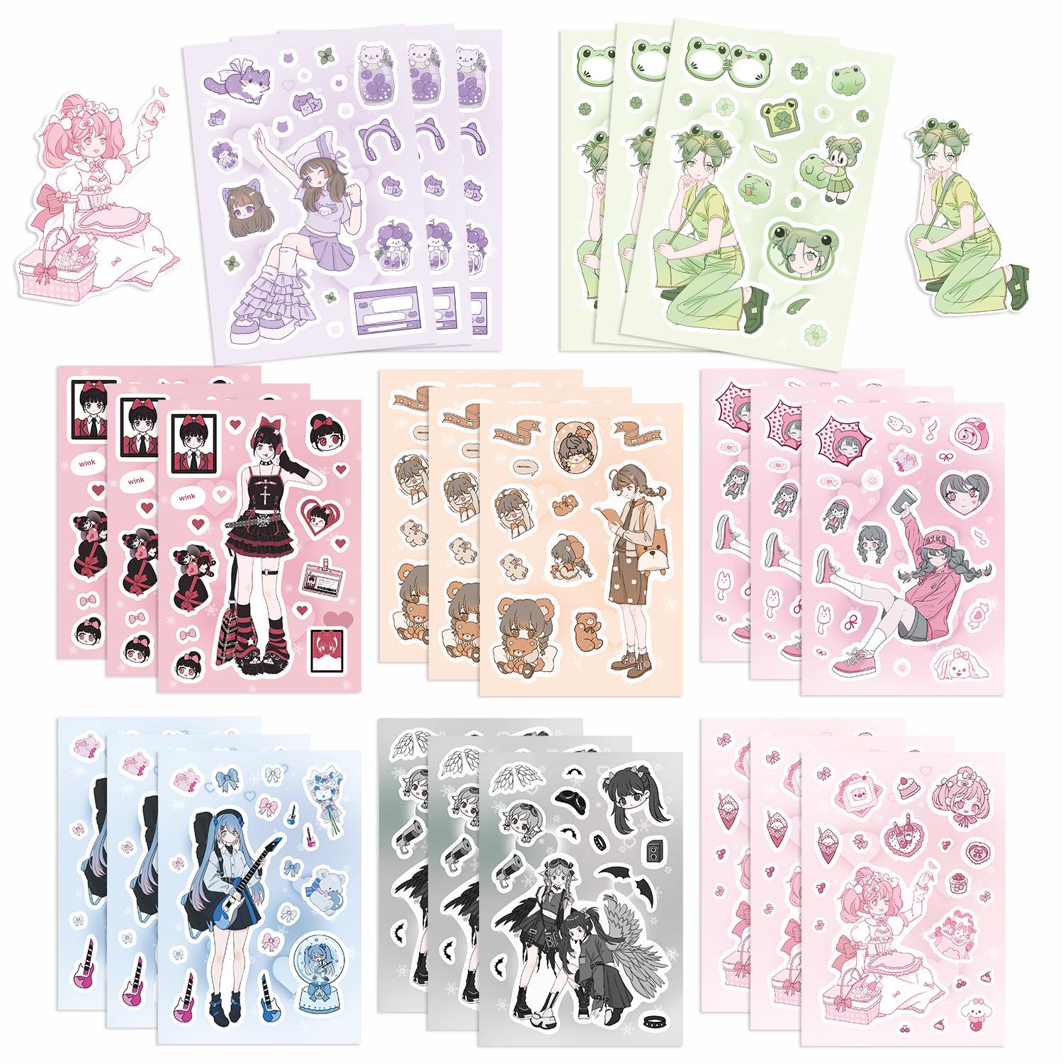 8 Kawaii Salt Sweet Girl Stickers Waterproof Diary Hand Account Stickers Gu Card Stickers DIY Decorative Stickers Ins Stickers
8 Kawaii Salt Sweet Girl Stickers Waterproof Diary Hand Account Stickers Gu Card Stickers DIY Decorative Stickers Ins Stickers