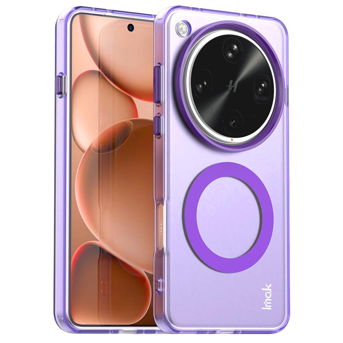 IMAK For Oppo Find X8 Ultra 5G Case Compatible with MagSafe Candy Color Anti Drop TPU+PET Back Cover Purple
IMAK For Oppo Find X8 Ultra 5G Case Compatible with MagSafe Candy Color Anti Drop TPU+PET Back Cover Purple