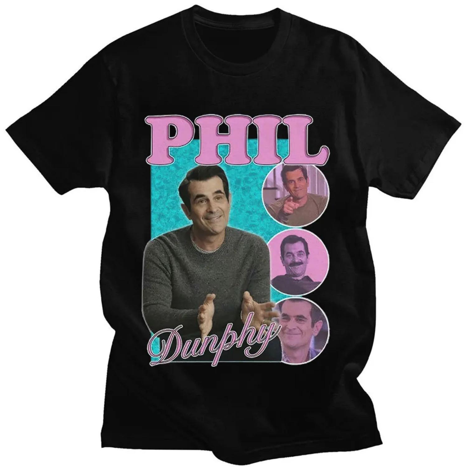 Phil Dunphy American TV Show T-shirts Harajuku Graphics Print Short Sleeve 100% Cotton Tee Shirt Oversize Streetwear Unisex S чёрный
Phil Dunphy American TV Show T-shirts Harajuku Graphics Print Short Sleeve 100% Cotton Tee Shirt Oversize Streetwear Unisex S чёрный