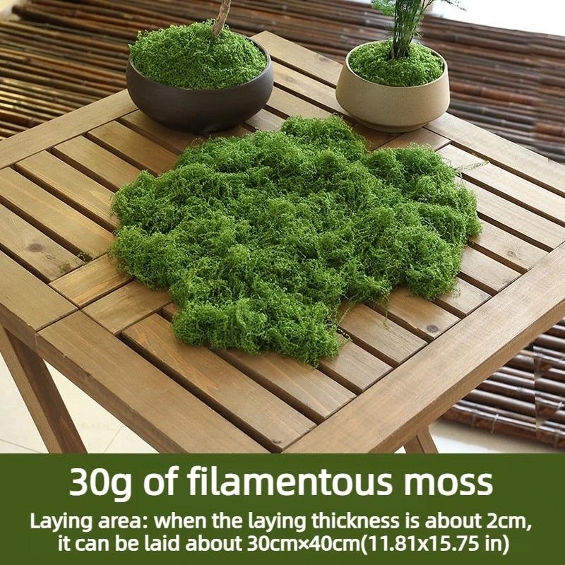 100G Artificial Moss Realistic Fake Green Filamentous Moss for Potted Plants Terrarium DIY Craft Home Indoor Outdoor Decoration
100G Artificial Moss Realistic Fake Green Filamentous Moss for Potted Plants Terrarium DIY Craft Home Indoor Outdoor Decoration