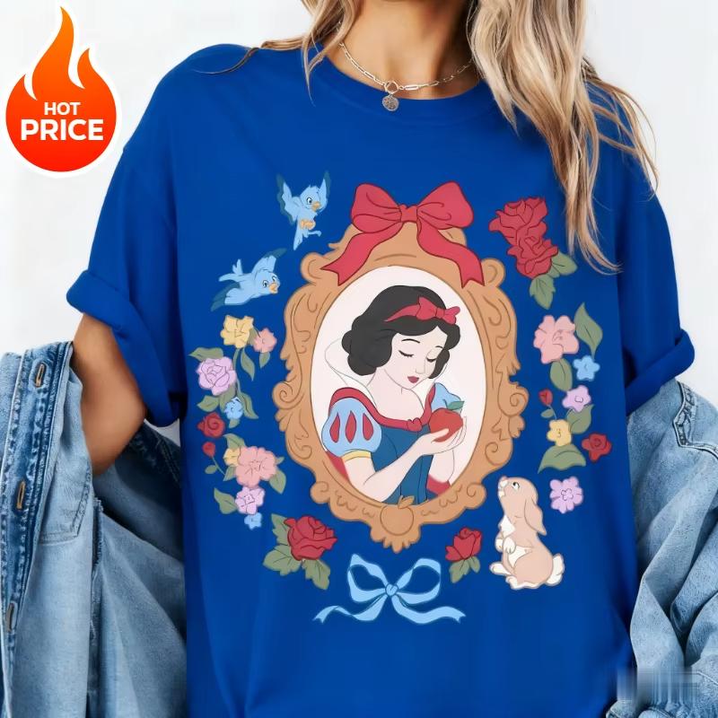 2026 Summer Disney Snow White Graphic Tshirt Men Women Fashion Cotton Quality Casual Loose Short Sleeve Classic Unisex 4XL
2026 Summer Disney Snow White Graphic Tshirt Men Women Fashion Cotton Quality Casual Loose Short Sleeve Classic Unisex 4XL