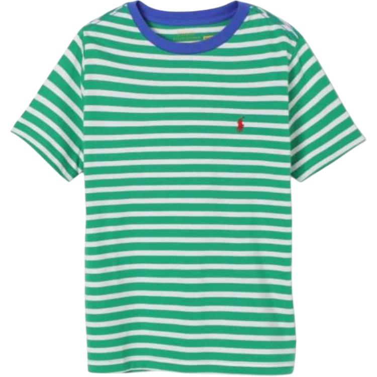 Поло Ralph Lauren Логотип Полосатая Футболка с коротким рукавом и круглым вырезом Детские топы Зеленый 323958171-001 XL
Поло Ralph Lauren Логотип Полосатая Футболка с коротким рукавом и круглым вырезом Детские топы Зеленый 323958171-001 XL