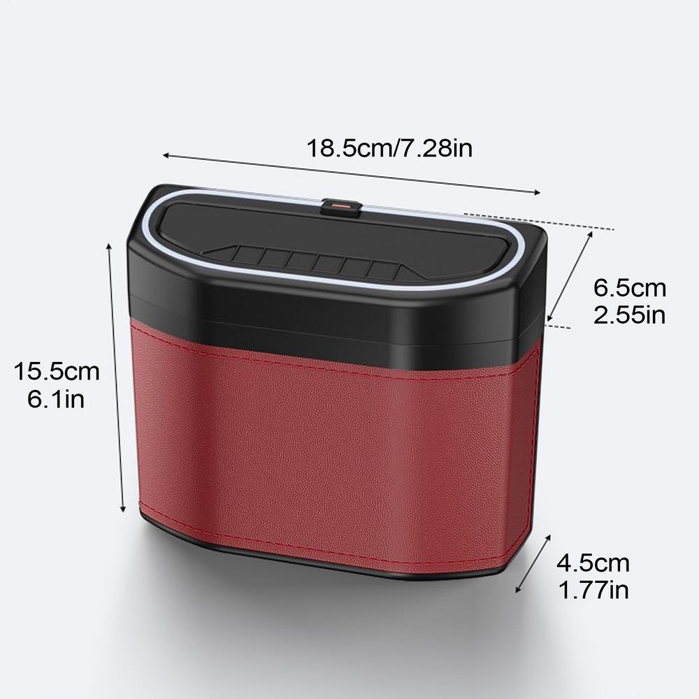 Car Trash Bin Automotive Dustbin with Touch Light Smell-Proof Waste Storage Can for Vehicle RVs Minivans Pick-ups Trucks Boats червоний
Car Trash Bin Automotive Dustbin with Touch Light Smell-Proof Waste Storage Can for Vehicle RVs Minivans Pick-ups Trucks Boats червоний
