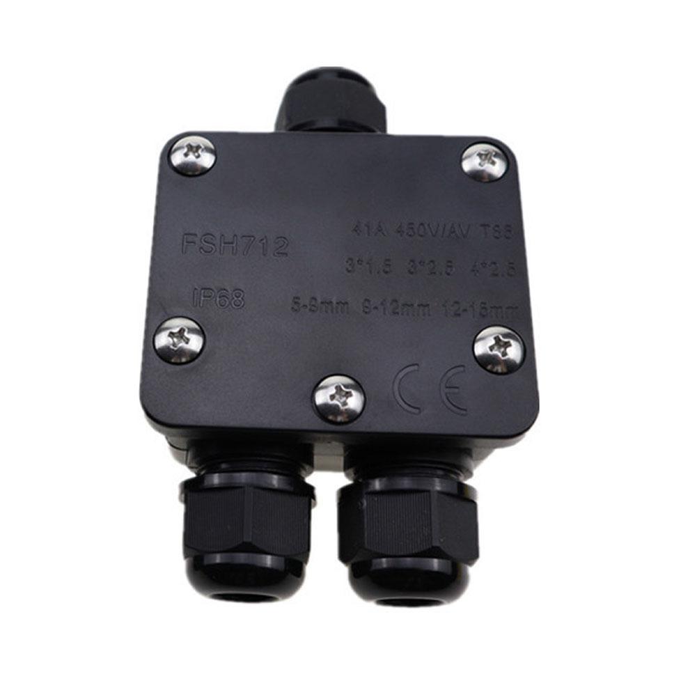 IP68 Waterproof 3Way Junction Box with 59mm Cable Connector for Outdoor and Indoor Cable Connection Protection China Mainland
IP68 Waterproof 3Way Junction Box with 59mm Cable Connector for Outdoor and Indoor Cable Connection Protection China Mainland