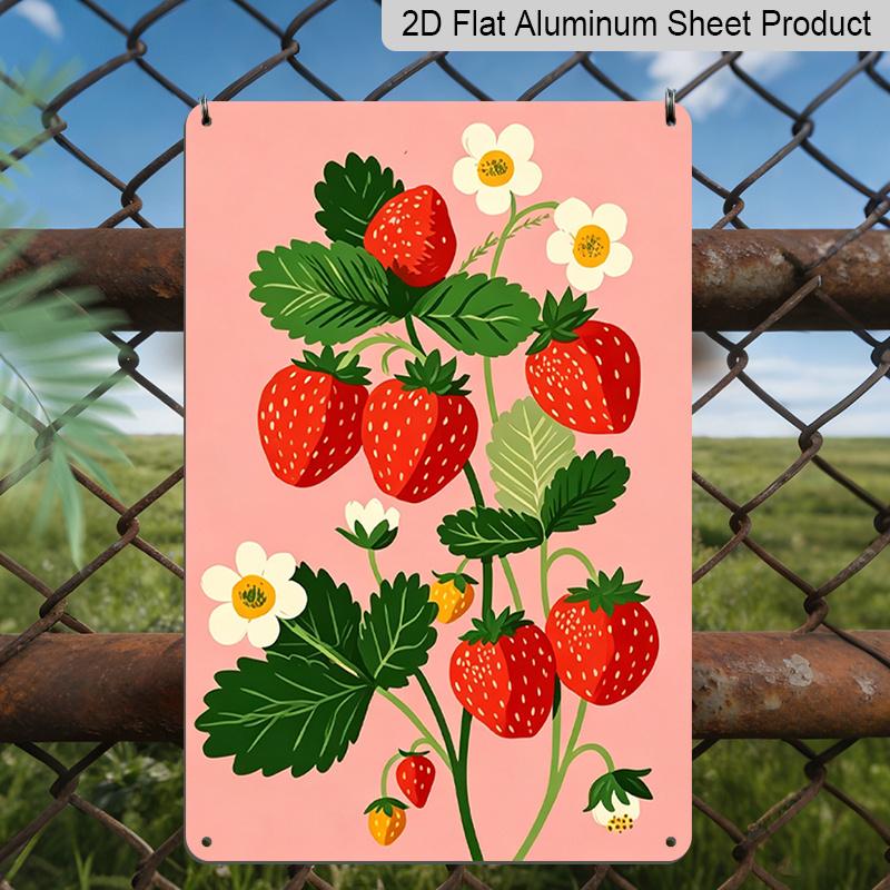 2D Flat, Pink Strawberry Plant Aluminum Sign - Retro Fruit Garden Wall Decor Kitchen Decor, Pantry, Garden Decor, Farmhouse Decor, Cottage Decor 20*30cm
2D Flat, Pink Strawberry Plant Aluminum Sign - Retro Fruit Garden Wall Decor Kitchen Decor, Pantry, Garden Decor, Farmhouse Decor, Cottage Decor 20*30cm